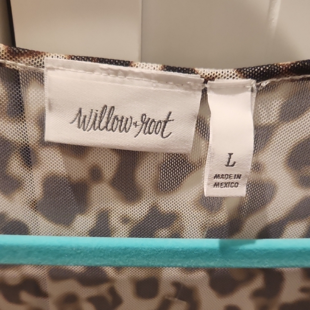 Willow Leopard Print Women's Blouse
